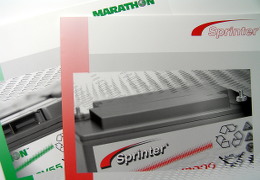 Печать буклетов «Sprinter, Marathon». Полиграфия типографии Макрос