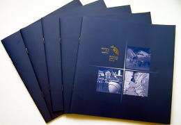 Печать брошюр брошюр «Завод 410 цивільної авіації». Полиграфия типографии Макрос Макрос