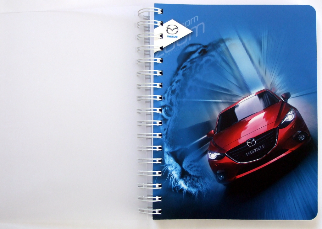 Изготовление ежедневников «Mazda». Полиграфия типографии Макрос, изготовление ежедневников, спецификация 952993-2