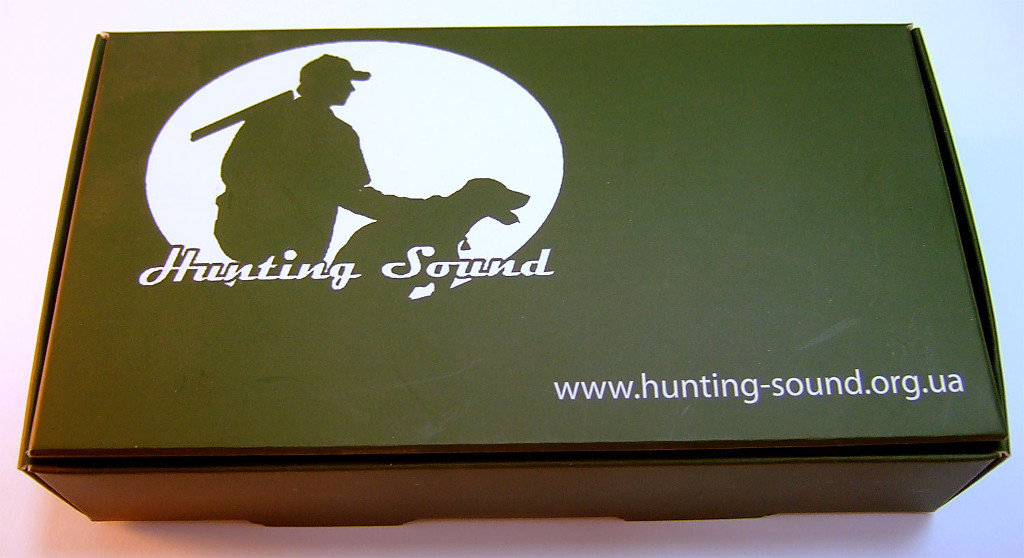 Печать упаковки «Hunting Sound». Полиграфия типографии Макрос, изготовление упаковки, спецификация 971995-1